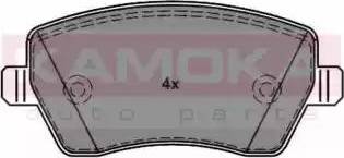 Kamoka JQ1013234 - Brake Pad Set, disc brake onlydrive.pro