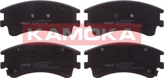 Kamoka JQ1013238 - Brake Pad Set, disc brake onlydrive.pro