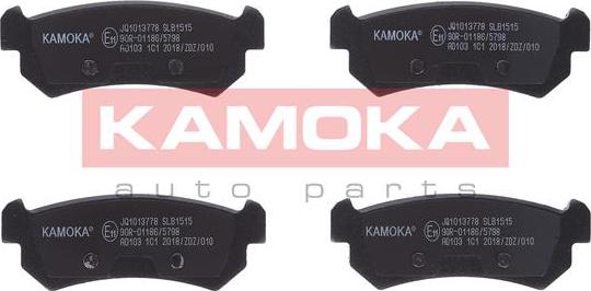 Kamoka JQ1013778 - Brake Pad Set, disc brake onlydrive.pro