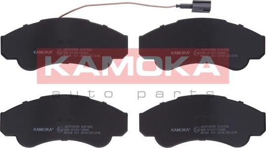 Kamoka JQ1012958 - Piduriklotsi komplekt,ketaspidur onlydrive.pro