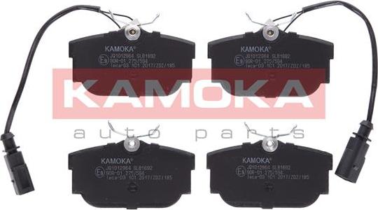 Kamoka JQ1012964 - Piduriklotsi komplekt,ketaspidur onlydrive.pro