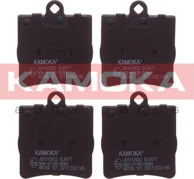 Kamoka JQ1012622 - Piduriklotsi komplekt,ketaspidur onlydrive.pro