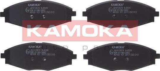 Kamoka JQ1012674 - Brake Pad Set, disc brake onlydrive.pro