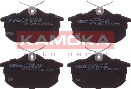 Kamoka JQ1012190 - Brake Pad Set, disc brake onlydrive.pro