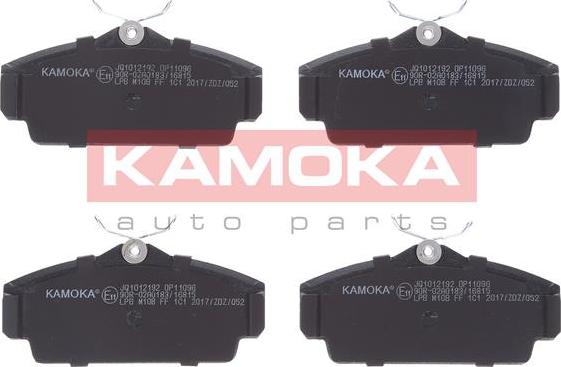 Kamoka JQ1012192 - Brake Pad Set, disc brake onlydrive.pro