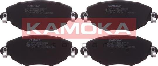 Kamoka JQ1012850 - Brake Pad Set, disc brake onlydrive.pro