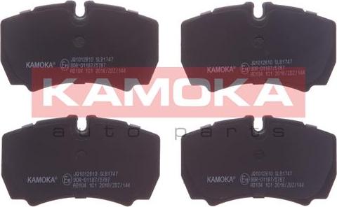 Kamoka JQ1012810 - Тормозные колодки, дисковые, комплект onlydrive.pro