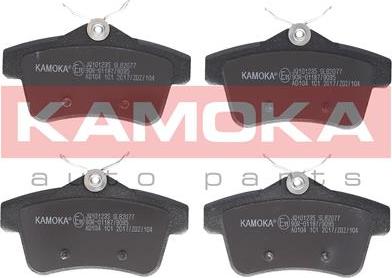 Kamoka JQ101235 - Brake Pad Set, disc brake onlydrive.pro