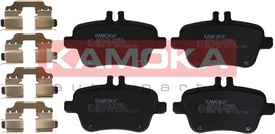 Kamoka JQ101278 - Brake Pad Set, disc brake onlydrive.pro