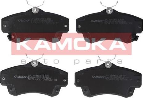 Kamoka JQ101272 - Brake Pad Set, disc brake onlydrive.pro