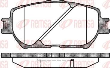 AISIN SN687 - Brake Pad Set, disc brake onlydrive.pro