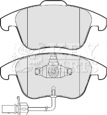 VAG 8K0 698 151 P - Bremžu uzliku kompl., Disku bremzes onlydrive.pro