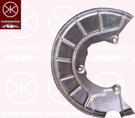 Klokkerholm 9545377 - Splash Panel, guard, brake disc onlydrive.pro