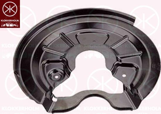 Klokkerholm 9534877 - Splash Panel, guard, brake disc onlydrive.pro