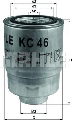 KNECHT KC 46 - Fuel filter onlydrive.pro