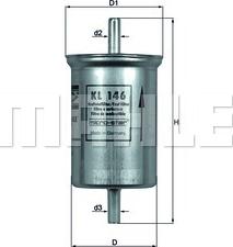 KNECHT KL 146 - Fuel filter onlydrive.pro