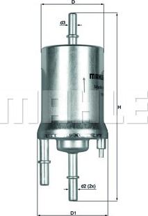 KNECHT KL 156/1 - Fuel filter onlydrive.pro