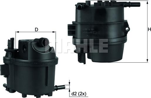 KNECHT KL 779 - Fuel filter onlydrive.pro