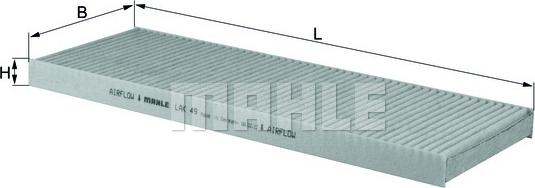 KNECHT LAK 49 - Suodatin, sisäilma onlydrive.pro