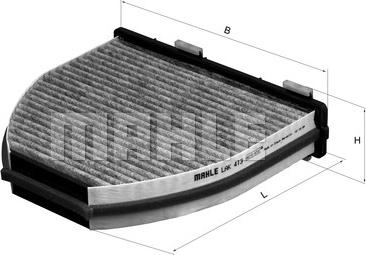 KNECHT LAK 413 - Filter, interior air onlydrive.pro