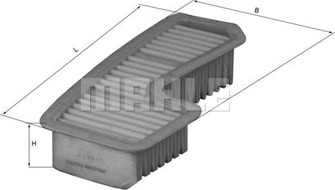 KNECHT LX 1936 - Air Filter, engine onlydrive.pro