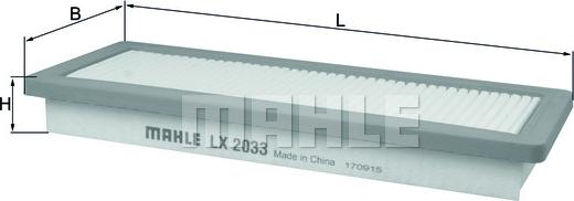 KNECHT LX 2033 - Air Filter, engine onlydrive.pro