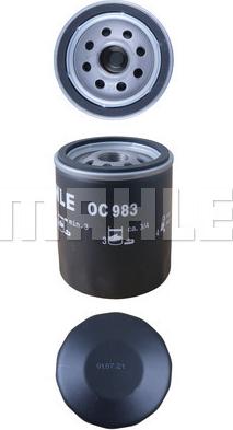 KNECHT OC 983 - Oil Filter onlydrive.pro