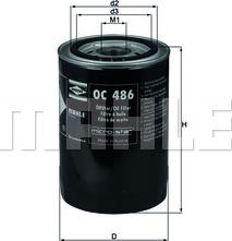KNECHT OC 486 - Oil Filter onlydrive.pro