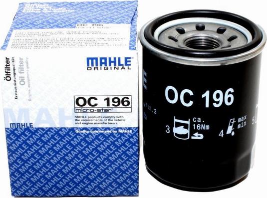 KNECHT OC 196 - Oil Filter onlydrive.pro