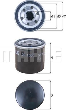 KNECHT OC1566 - Oil Filter onlydrive.pro