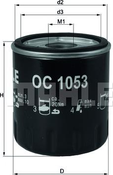 KNECHT OC 1053 - Oil Filter onlydrive.pro