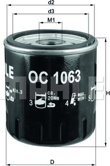 KNECHT OC 1063 - Oil Filter onlydrive.pro