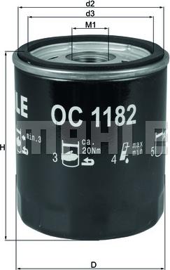 KNECHT OC 1182 - Oil Filter onlydrive.pro