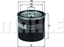 KNECHT OC 215 - Oil Filter onlydrive.pro