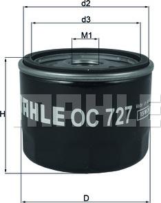 KNECHT OC 727 - Oil Filter onlydrive.pro