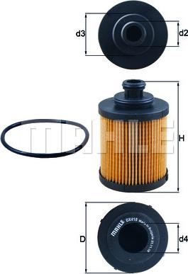 KNECHT OX 418D - Oil Filter onlydrive.pro