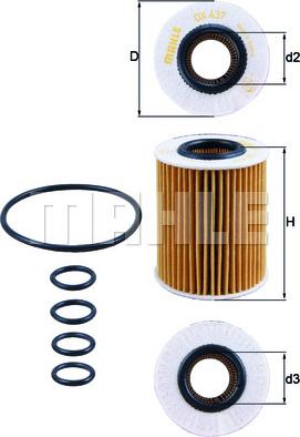 KNECHT OX 437D - Oil Filter onlydrive.pro