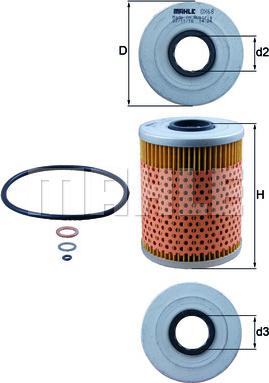 KNECHT OX 68D - Öljynsuodatin onlydrive.pro