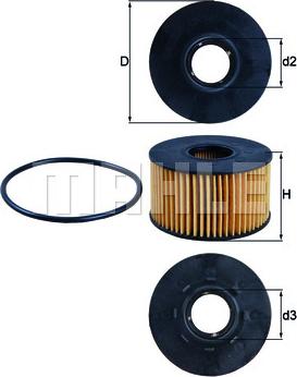 KNECHT OX 191D - Öljynsuodatin onlydrive.pro