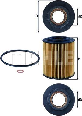 KNECHT OX 154/1D - Oil Filter onlydrive.pro