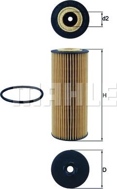 KNECHT OX 1162D - Oil Filter onlydrive.pro