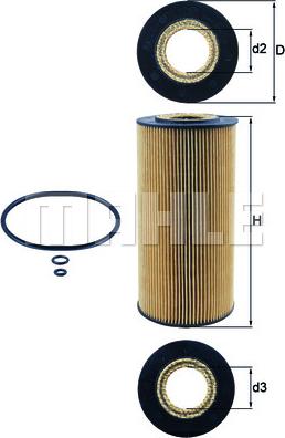 KNECHT OX 123/1D - Oil Filter onlydrive.pro