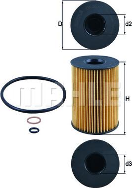 KNECHT OX 353/7D - Oil Filter onlydrive.pro