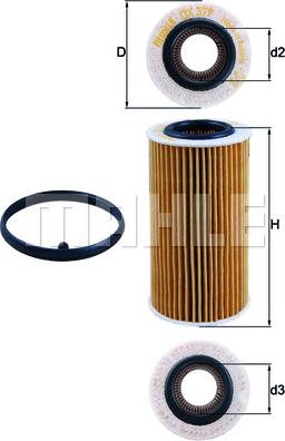 KNECHT OX 379D - Oil Filter onlydrive.pro