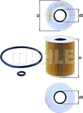 KNECHT OX 203D - Õlifilter onlydrive.pro