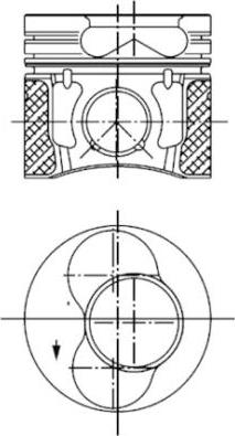 Kolbenschmidt 99843600 - Piston onlydrive.pro