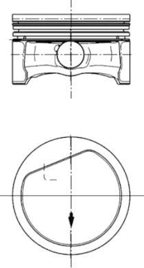 Kolbenschmidt 99882600 - Piston onlydrive.pro