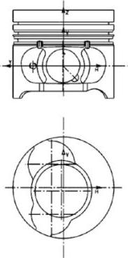 Kolbenschmidt 40465600 - Piston onlydrive.pro