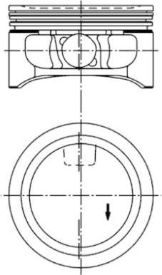 Kolbenschmidt 94912600 - Piston onlydrive.pro