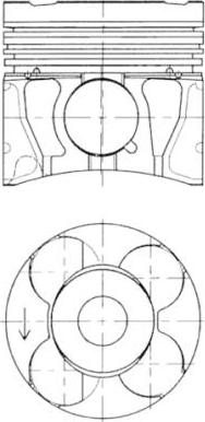 Kolbenschmidt 41071620 - Piston onlydrive.pro